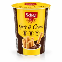 Paluszki Grissini z Kremem Kakaowym Bezglutenowe 52 g - Schar