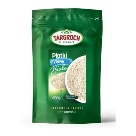 Płatki Ryżowe 500 g - Targroch - Przecena Krótka Data Minimalnej Trwałości