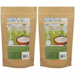 Zestaw 2 x Mąka Owsiana Bezglutenowa Pełnoziarnista 500 g - Simpatiko