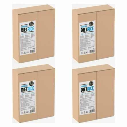 4 x Makaron Konjac Rice 1 kg Diet Food - Makaronik Keto w kształcie Ryżu 1000 g
