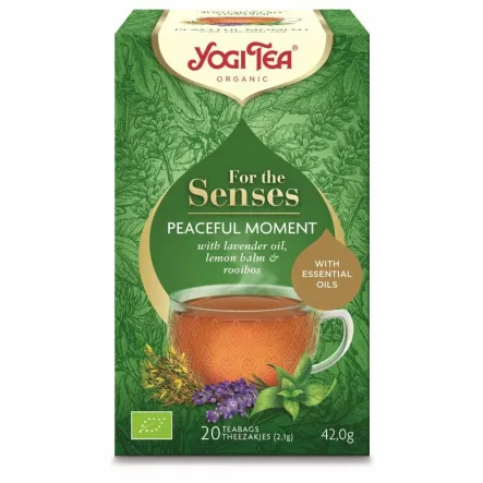 Herbatka dla Zmysłów Spokój Bio 42 g (20 x 2,1 g) - Yogi Tea