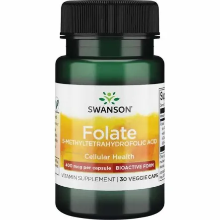 Folian - Quatrefolic 400 mcg 30 Kapsułek - SWANSON