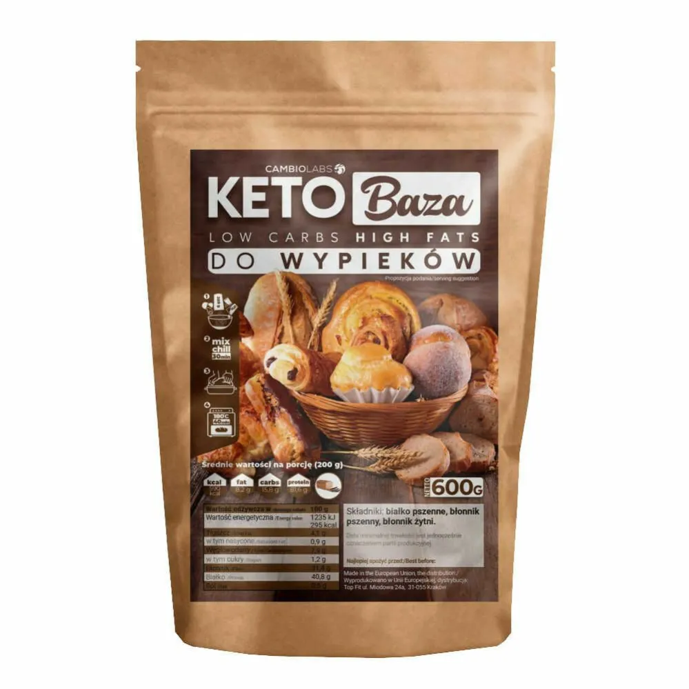 KETO Baza do Wypieków Mieszanka 600 g - CambioLabs