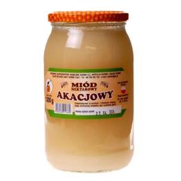 Miód Akacjowy 1,2 kg Pasieka - Sudnik