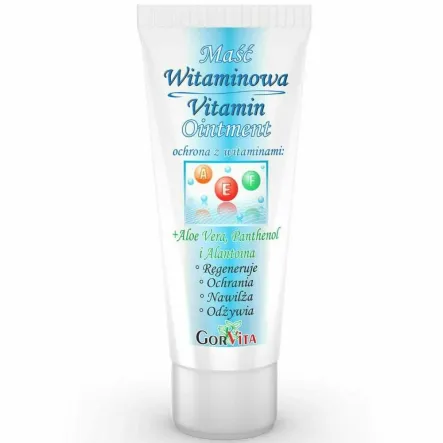 Maść Witaminowa Ochronna z Witaminami A, E, F 50 ml - Gorvita