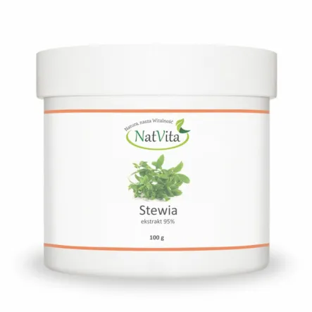 Stewia Ekstrakt 95% 100 g - Natvita