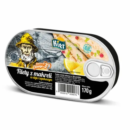Filety z Makreli w Oleju Rzepakowym 170 g - Kier
