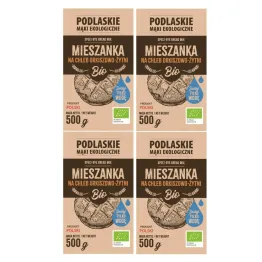 4 x Mieszanka Na Chleb Orkiszowo - Żytni BIO 500 g - Biolife