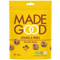 Granola Kulki z Czekoladą i Bananem Bezglutenowe Bio 100 g - Made Good