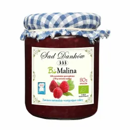Malina 80% Bio 260 g - Sad Danków  - Dżem malinowy