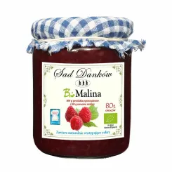 Malina 80% Bio 260 g - Sad Danków  - Dżem malinowy