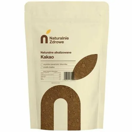 Kakao w Proszku Alkalizowane 500 g - Naturalnie Zdrowe