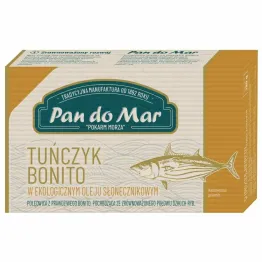 Tuńczyk W Bio Oleju Słonecznikowym 120 G - Pan Do Mar