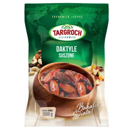 Daktyle Suszone Bez pestek 1 kg Flowpack - Targroch