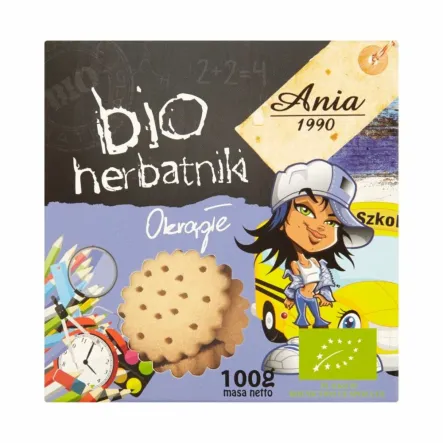 Herbatniki Okrągłe Bio 100 g Bio Ania
