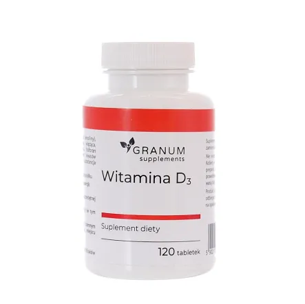 Witamina D3 120 tabletek Granum