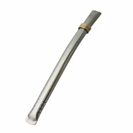 Bombilla do Yerba Mate Moderno INOX Srebrna Cebado