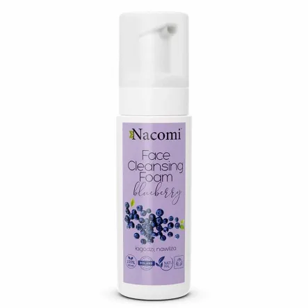 Pianka do Mycia Twarzy Borówka 150 ml - Nacomi