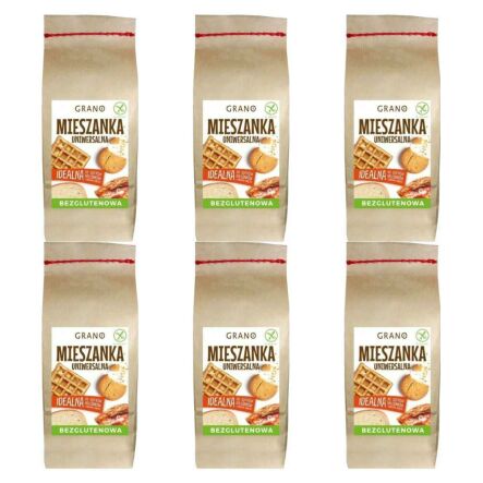 6 x Mieszanka Uniwersalna Bezglutenowa 1 kg - Grano