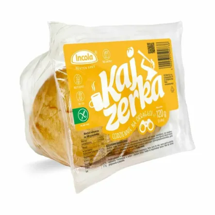 Bułki Kajzerki Bezglutenowe 2 Sztuki (120 g) - Incola (data: 01.02.2025)