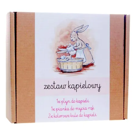 Zestaw Kąpielowy Różowy (Pianka do Mycia Rąk 290 ml+ Płyn do Kąpieli 500 ml+ Kule do Kąpieli 2 Szt.) - SYLVECO Dla Dzieci 3+