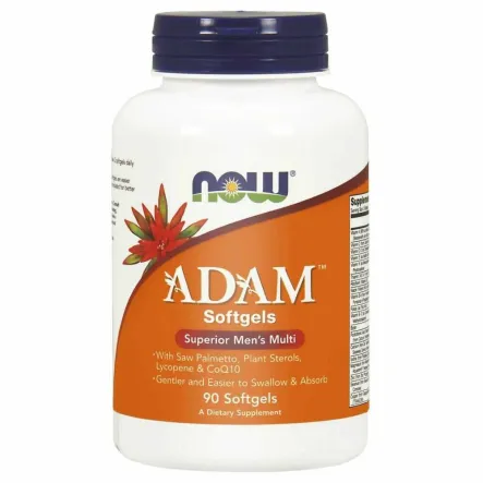 ADAM Multiwitamina dla Niego 90 Kapsułek Żelowych - NOW - Wyprzedaż