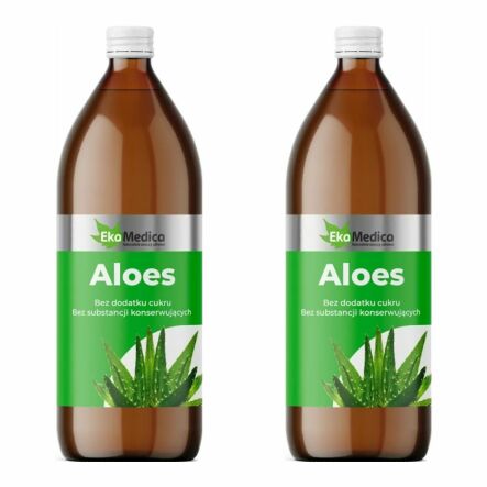 2 x Aloes Bez Dodatku Cukru 1 l - Ekamedica