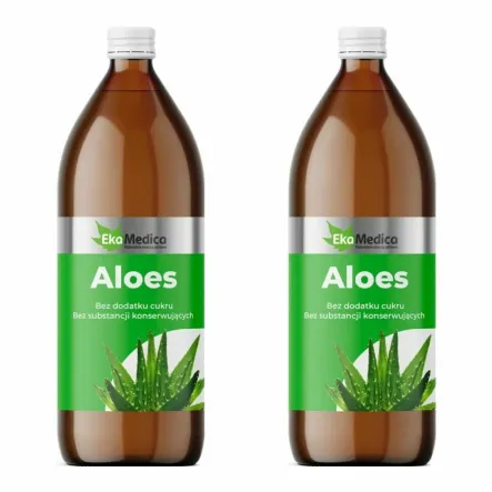 2 x Aloes Bez Dodatku Cukru 1 l - Ekamedica