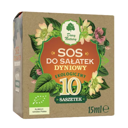 Sos do Sałatek Dyniowy Eko 10x15 ml Dary Natury