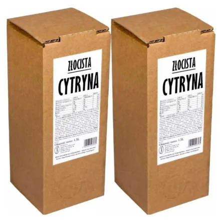 2 x Sok Złocista Cytryna 1,5 l - Sadvit
