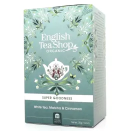 Herbata Biała Cynamon, Matcha i Imbir Bio 35 g (20 x 1,75 g) - English Tea Shop