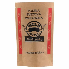 Beef Jerky Suszona Wołowina BBQ 30 g - Wild Willy