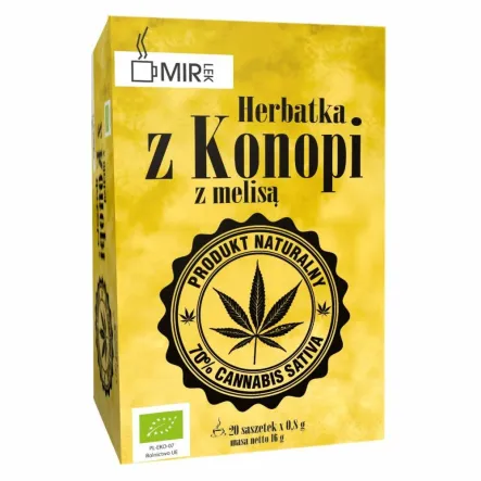Herbatka z Konopi z Melisą Bio 20 x 0,8 g  Mir-Lek