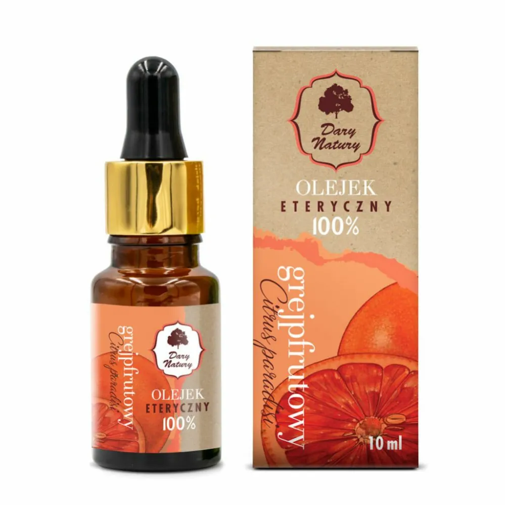 Olejek Eteryczny Grejpfrutowy 100% 10 ml Dary Natury