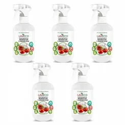 5 x Naturalny Płyn do Mycia Warzyw i Owoców 0,5 l - Laveco