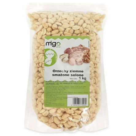 Orzechy Arachidowe (Ziemne) Solone Smażone 1 kg - MIGOgroup