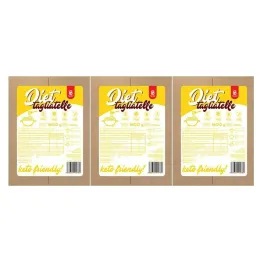 3 x Makaron Konjac Diet Tagliatelle 1,6 kg/ 1 kg - Cheat Meal