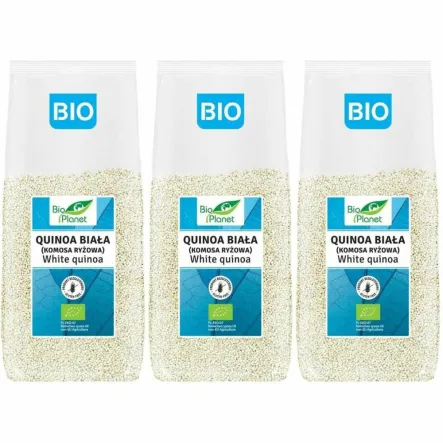 Zestaw 3 x Quinoa Biała (Komosa Ryżowa) Bio 1 kg - Bio Planet