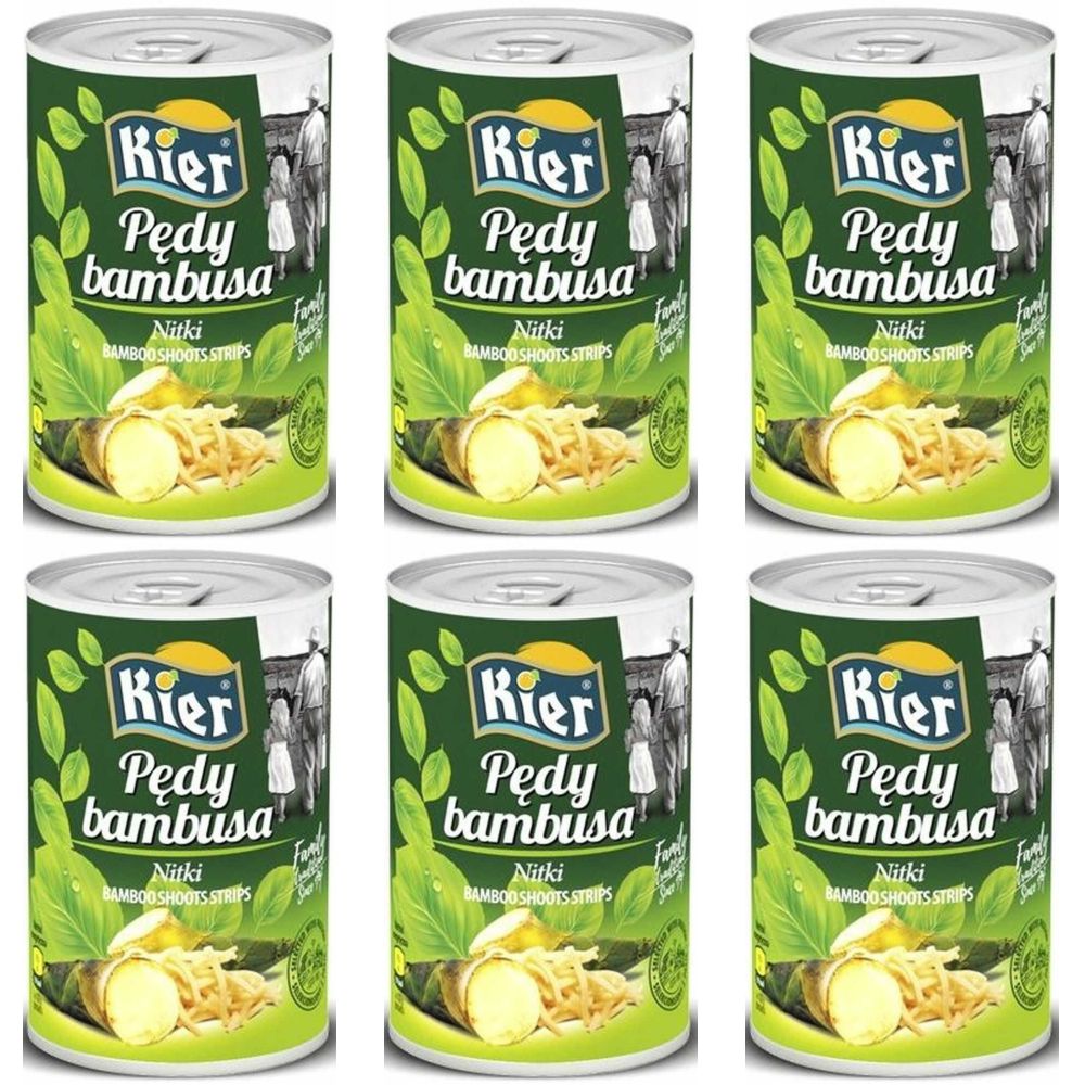 6 x Pędy Bambusa 400 g (200 g) - Kier