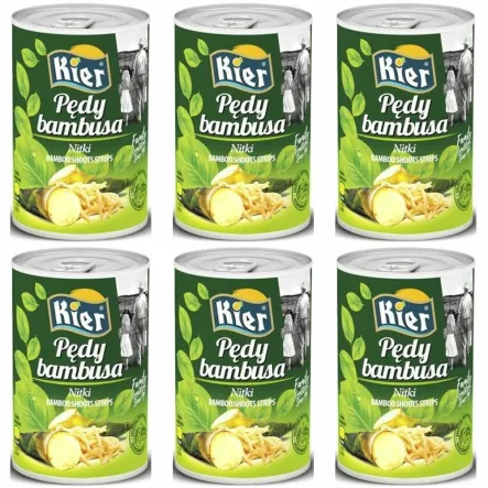 6 x Pędy Bambusa 400 g (200 g) - Kier