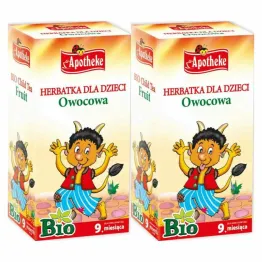 2 x Herbatka Dla Dzieci Owocowa Bio 40 g (20 x 2 g) - Apotheke