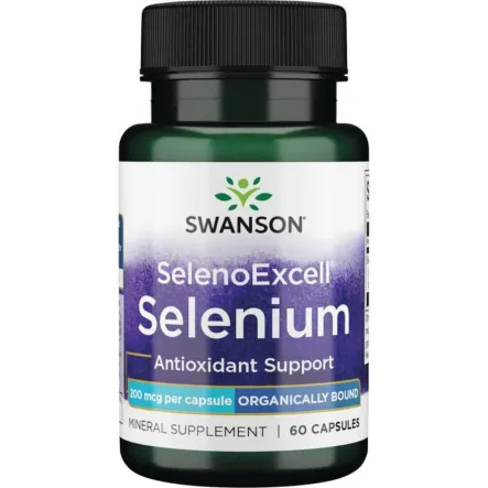 SWANSON SelenoExcell Selen 200mcg 60 Kapsułek