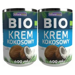 2 x Krem Kokosowy 17% 400 ml Bio -  NaturAvena