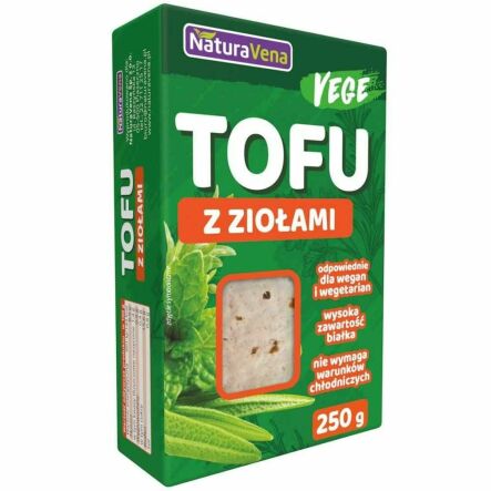 Tofu Kostka Ziołowe 250 g - NaturAvena
