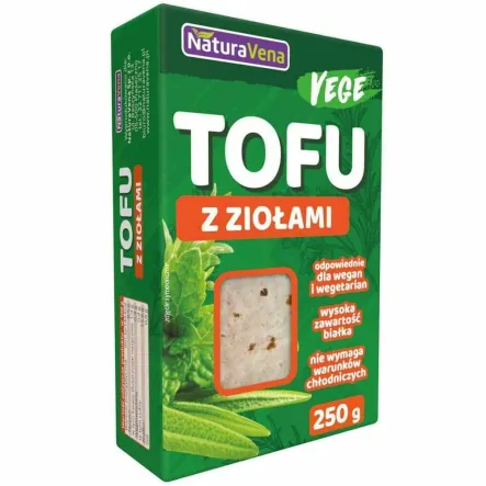 Tofu Kostka Ziołowe 250 g - NaturAvena