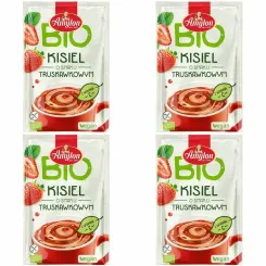 4 x Kisiel o Smaku Truskawkowym Bezglutenowy BIO 30 g - Amylon