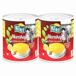2 x Marakuja Pulpa Bez Pestek 825 g - Kier