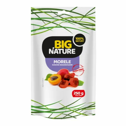 Morela Suszona Niesiarkowana 250 g - Big Nature