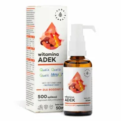 Witamina ADEK Dla Rodziny MCT Krople 50 ml  - Aura Herbals