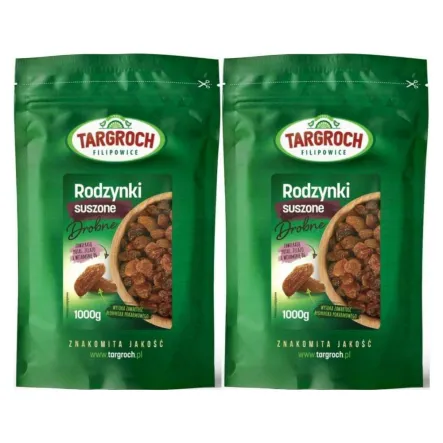 2 x Rodzynki Suszone 1 kg - Targroch